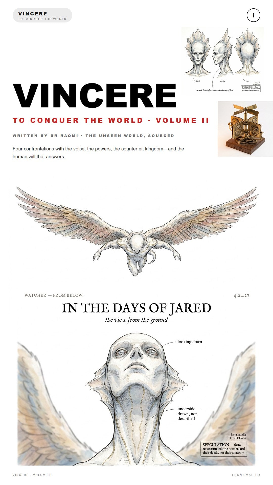 In the Days of Jared, an interior page from VINCERE II